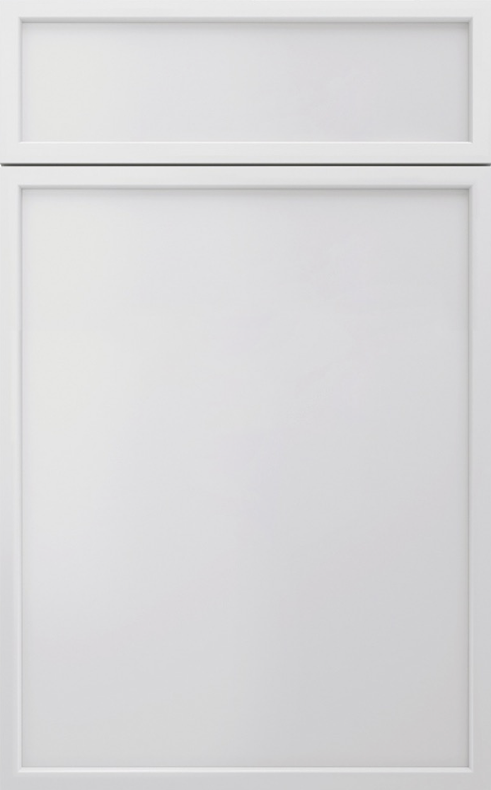 White Single Shaker cabinet door sample