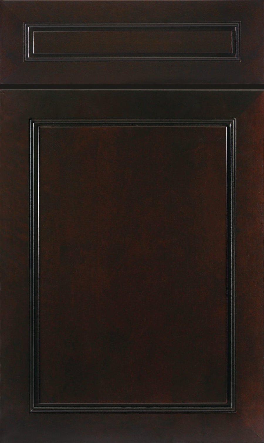 Espresso cabinet door sample