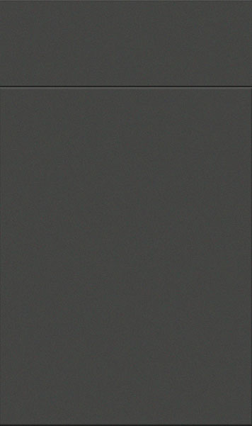 Gloss Gunmetal cabinet door sample