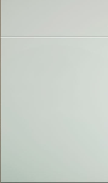 Gloss Silver Grey cabinet door sample