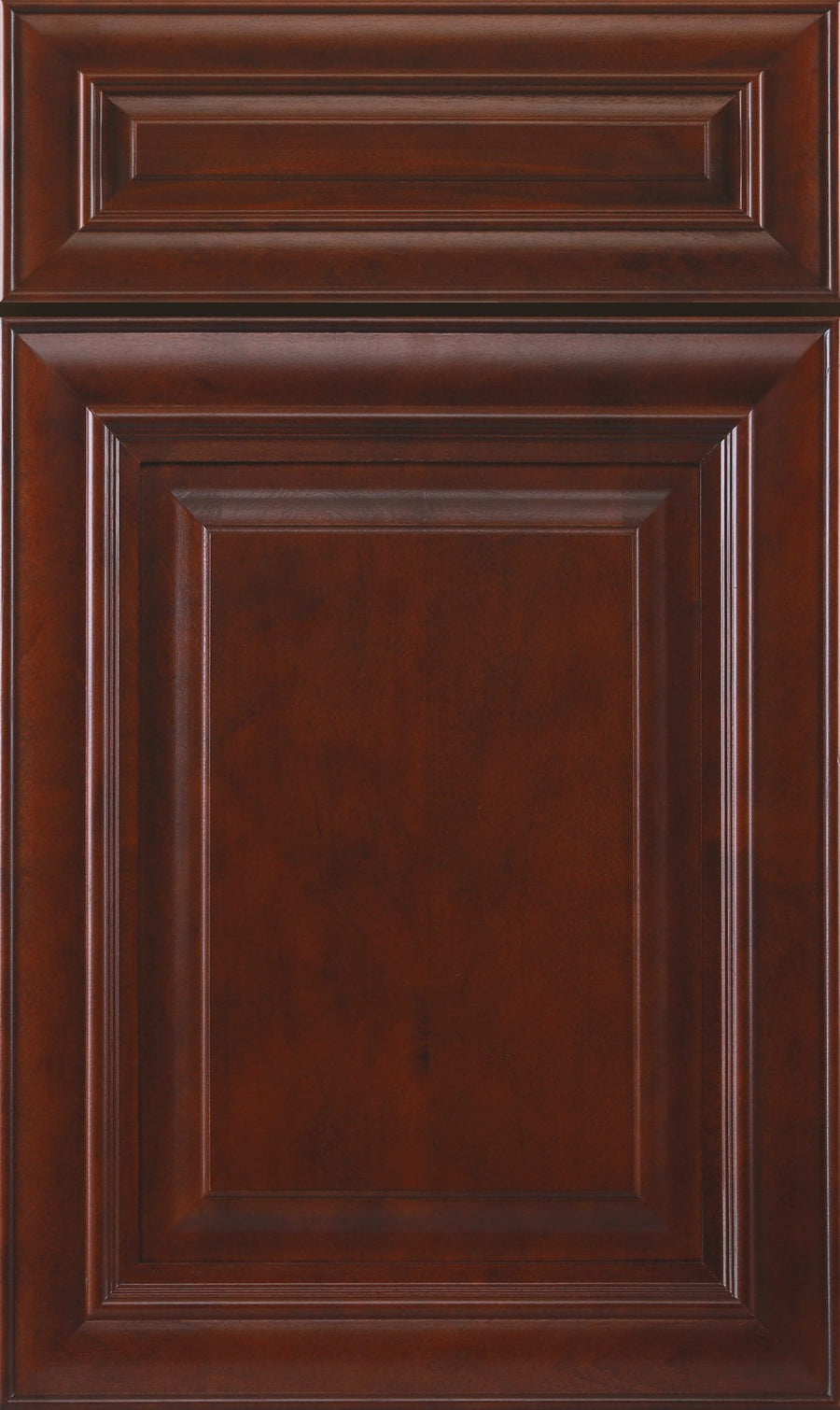 Mahogany cabinet door sample