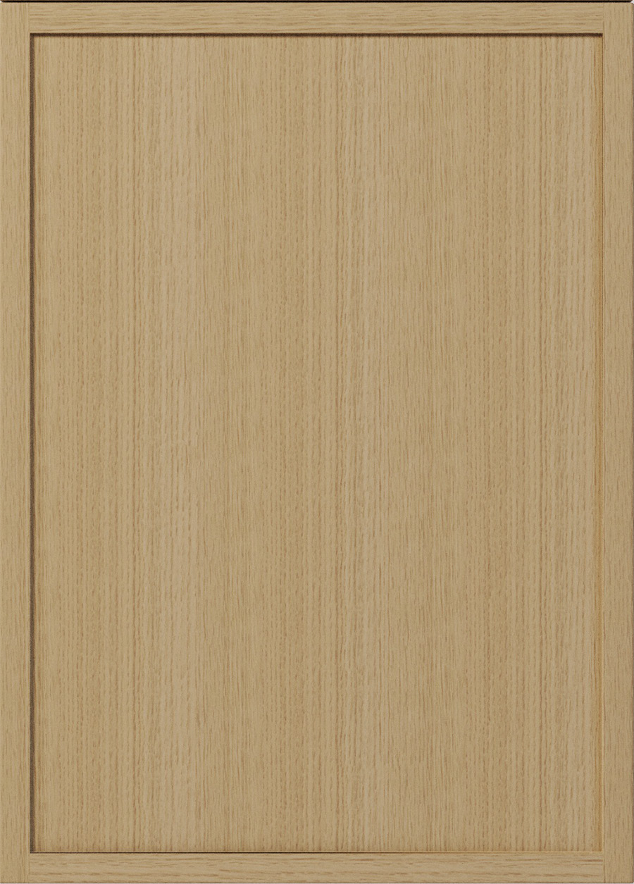 Woodgrain Slim Shaker cabinet door sample