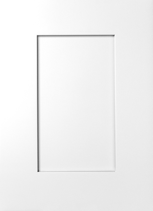 White Shaker cabinet door sample