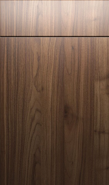 Walnut cabinet door sample