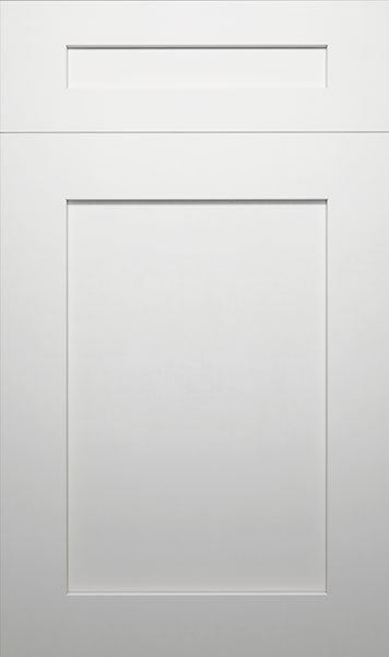 White Shaker cabinet door sample