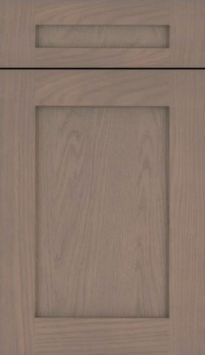 Red Oak Stain Shaker cabinet door sample