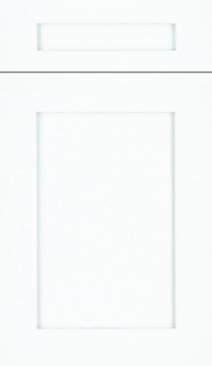 White Shaker cabinet door sample