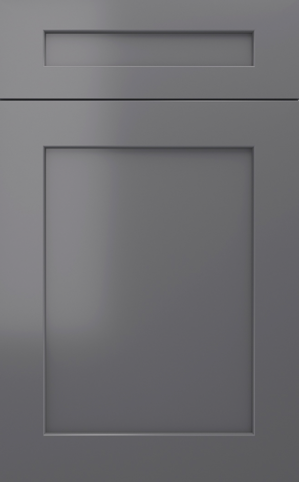 Grey Single Shaker cabinet door sample